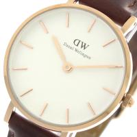 ダニエルウェリントン 腕時計 PETITE ST MAWES 28 ローズゴールド DW00100231 ホワイト ブラウン ホワイト | シャイニングストアNEXT