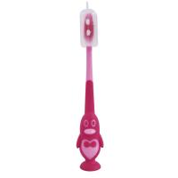 ピタット ペンギン歯ブラシ 吸盤&amp;キャップ付 ピンク 1本入 | シャイニングストアNEXT
