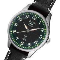 エルジン ELGIN 腕時計 FK1431TI-GRP ソーラー電池 クオーツ メンズ ブラック グリーン チタン 国内正規品 | シャイニングストアNEXT