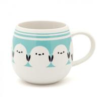 三郷陶器 シマエナガ マグカップ(ならんで) 6832-12