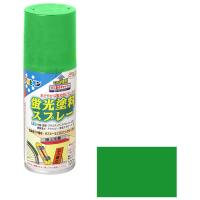蛍光塗料スプレー アサヒペン 塗料 スプレー塗料 100ml グリーン | シャイニングストア