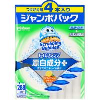 スクラビングバブルトイレスタンプ漂白ホワイティーシトラス替え4P | シャイニングストア