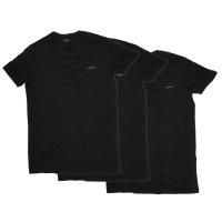 Tシャツ 3枚セット メンズ 丸首 クルーネック ブラック Ｍサイズ DIESEL ディーゼル SPDG/AALW 3PK/8134/送料無料 | 傾奇屋