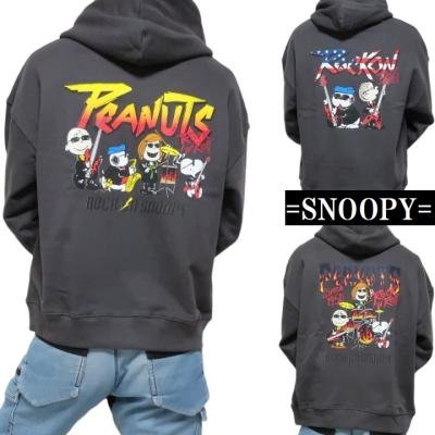 スタバ　スヌーピーパーカー　オーバーサイズパーカー グリーン L-XL スタバ スヌーピーパーカー オーバーサイズパーカー グリーン L