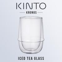 【茶葉プレゼント】KINTO キント KRONOS クロノス ダブルウォール アイスティーグラス 350ml ダブルウォール紅茶 お茶 耐熱ガラス 二重構造 電子レンジOK | ShinwaShop