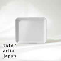 ●●有田焼/磁器　1616/arita japan TY SquarePlate165 Gray 　TYスクエアプレート165グレー　柳原照弘デザイン/TYパレス/皿/plate/百田陶園 | ShinwaShop