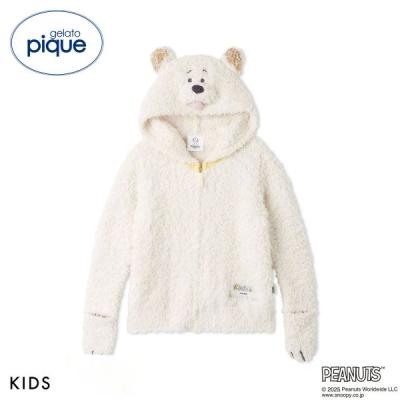 【美品】ジェラピケベアルームウェアgelato pique ベージュ上下セット ジェラート ピケ」がメディコム・トイのBE＠RBRICK（ベアブリック）と