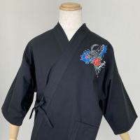 洗える 作務衣帯付き（下り龍）ー Reed style SAMUE 男性用 メンズ 3