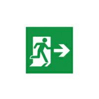 Panasonic/パナソニック FK20007 避難口誘導灯用適合表示板(矢印付右) B級BL・BH兼用 片面用 | 資材まーけっと