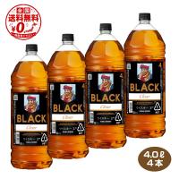 全国送料無料 ブラックニッカ クリア 37度 4L×4本 1ケース 4000ml アサヒ ニッカウイスキー ペット 大容量 業務用 爆買 | 焼酎屋ドラゴン
