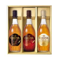 送料無料 チョーヤ 梅酒 The CHOYA 熟成一年・熟成三年・ブランデー仕立て BLACKの3本セット ギフト 700ml | 焼酎屋ドラゴン