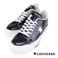 コンバース ワンスター ジェイ メンズ スニーカー ローカット CONVERSE ONE STAR J レザー JAPANモデル ブラック×ホワイト 25.0cm〜29.0cm | 靴のシューマート