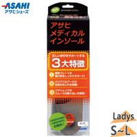 アサヒシューズ レディース アサヒメディカルインソール シューケア用品 中敷 サイズ調整 KV90221-AA | シューズ愛ランドヤフー店