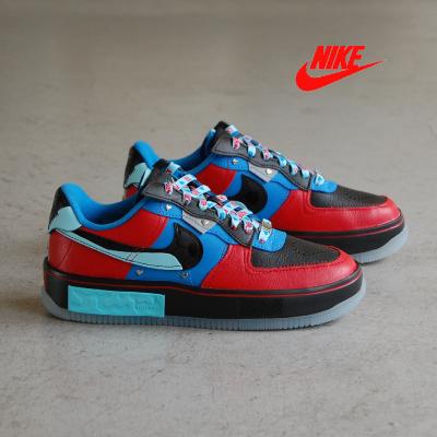 レア　NIKE エアフォースワン 海外限定　25.5　赤　青　黒　レディース 楽天市場】海外限定 ナイキ エアフォースワン（生産国ベトナム