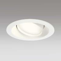 OD361245BCR オーデリック ユニバーサルダウンライト 埋込穴Φ125 白熱灯器具60W相当 電球色〜昼光色 Bluetooth調光・調色可能 ホワイト | 照明デポ