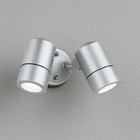 OG254565NR オーデリック エクステリア スポットライト 白熱灯器具50W×2灯相当 昼白色 防雨型 マットシルバー | 照明デポ