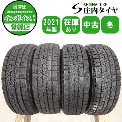 バリ山送料込155/65R14 ブリザックVRX2 23年製タイヤホイール2本②