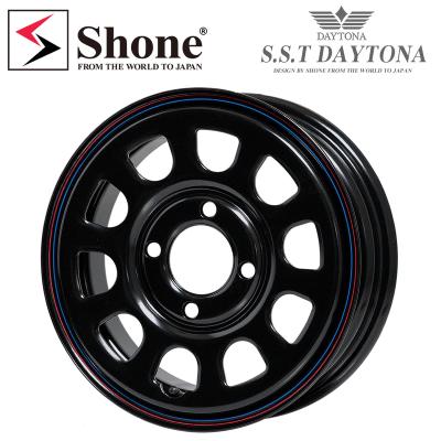 12インチ スチールホイール 黒 4本（自動車用タイヤ、ホイール
