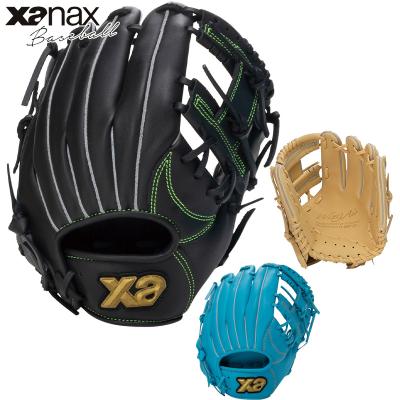 軟式グローブ外野用（ザナックス／スポーツ用品）（色：ブルー系）の