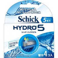 シック Schick 5枚刃 ハイドロ5 替刃 4コ入 男性カミソリ | ショップオールデイ