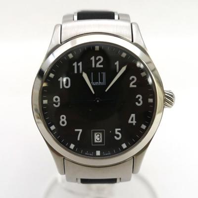 KK066ꕤdunhill ダンヒル 腕時計 3針 クォーツ ブラック ダンヒル 時計（メンズ腕時計）｜腕時計、懐中時計