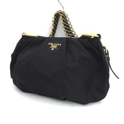 PRADA プラダ ナイロン チェーン ショルダーバッグ レディース ブランド PRADA プラダ ナイロン チェーン ショルダーバッグ グリーン