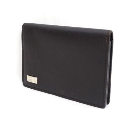 dunhill（ダンヒル） 名刺ケース レザー ブラック ブランド 中古