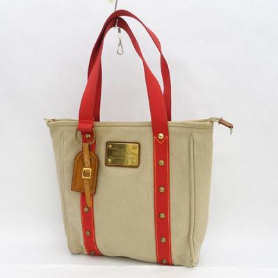 ビトンカバン中古（レディーストートバッグ）（色：ベージュ系