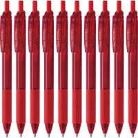 ぺんてる ゲルインキボールペン エナージェルS 1.0mm 赤 10本 BL130-B | ショップショコラ