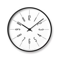 レムノス 掛け時計 電波 アナログ 木枠 時計台の時計 アラビック φ300 KK17-13 A Lemnos | ショップアーミン