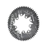 Litepro オーバルチェーンリングBCD110 / BCD130MMチェーンリング折りたたみ自転車54T56T58Tクランクセットオーバル自転車チェーンホイール (56T) | ショップアーミン