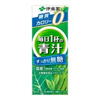 伊藤園 大麦若葉 毎日1杯の青汁 すっきり無糖 200ml×24本 紙パック (エコパック) | ショップフィオーレ