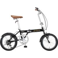折りたたみ自転車 16インチ AL シマノ6段変速 アルミフレーム キャプテンスタッグ(CAPTAIN STAG) スポーツ・アウトドア / 重量約10.6kg | SHOP-KT・DIY 工具取り扱い店
