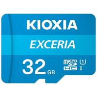 Kioxia (キオクシア) 32GB microSD Exceria フラッシュメモリーカード アダプター付き U1 R100 C10 フルHD 高速読み取り 100MB/秒 LMEX1L032GG2 | ショップkukui