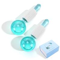 CIBLUTY Ice Globes for Facials- Freezer Free Face Rollers with Essen 並行輸入 | ショップれもん