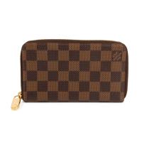 LOUIS VUITTON ルイヴィトン ジッピー・コンパクトウォレット N60028 長財布 ロングウォレット ダミエ・キャンバス×レザー ブラウン | shop-musubi