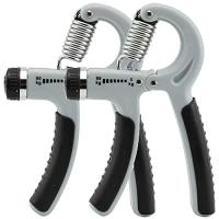 ToBeBold ハンドグリップ ハンドグリッパー 握力器 筋トレ トレーニング グリップ 握る器具 リハビリ器具 男女兼用 5-60kg グレー２個セット | ShopNW
