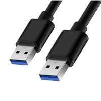 YFFSFDC USB 3.0 ケーブル 長さ0.6m タイプA-タイプA オス-オス 金属コネクタ搭載 データライン ノートクーラー用 | ShopNW