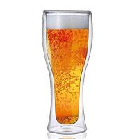 【morning place】 ダブルウォール ビール グラス ビアグラス タンブラー お洒落 スタイリッシュ 500ml (1個) | ShopNW