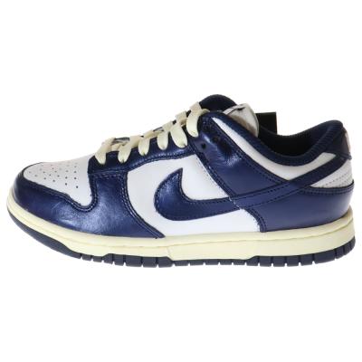 25.5cm/ナイキ ウィメンズダンク ロー NIKE DUNK LOWネイビー ナイキ ウィメンズ ダンク ロー PRM ミッドナイトネイビー