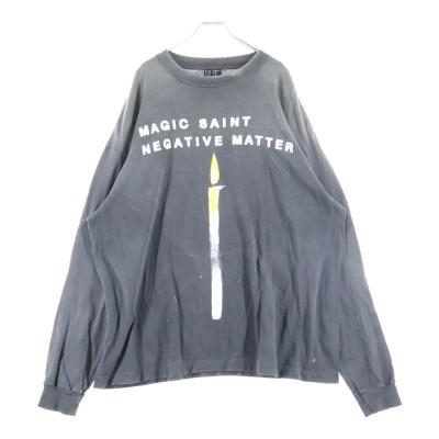 セントマイケル 25SS CANDLE LS TEE SM-HR8-0000-031 ヴィンテージ加工