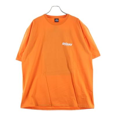 STUSSY メンズ半袖Tシャツ、カットソー（色：オレンジ系）｜トップス
