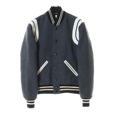 SAINT LAURENT スタジャン ブラック/ホワイト サイズ44 SAINT LAURENT