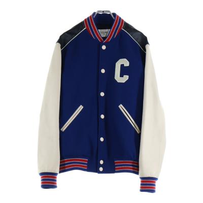 CELINE⭐️テディジャケット CELINE Hedi Simane カレッジ テディジャケット スタジャン (CELINE