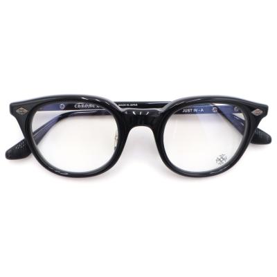 CHROME HEARTS クロムハーツ JUST IN-A アイウェア サングラス 眼鏡 48□24-149 ブラック/シルバー CHROME HEARTS（クロムハーツ） JUST IN-A アイウェア サングラス 眼鏡