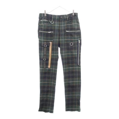 UNDERCOVER アンダーカバー 19SS ジップデザイン チェック ボンテージ 