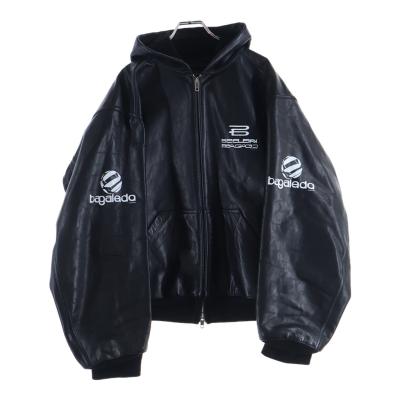 バレンシアガ レザーライダースジャケット（メンズファッション