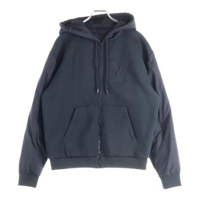Louis Vuitton フード付きジャンパー L ダークグレー louis-vuitton-reversible-