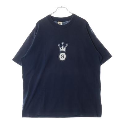 STUSSY メンズ半袖Tシャツ、カットソー（色：ネイビー系）｜トップス