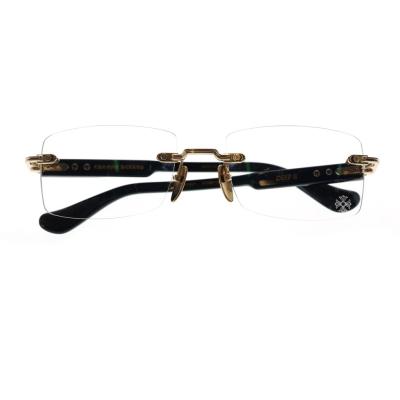 リムレス メガネ（CHROME HEARTS／メンズ伊達メガネ）｜ファッション